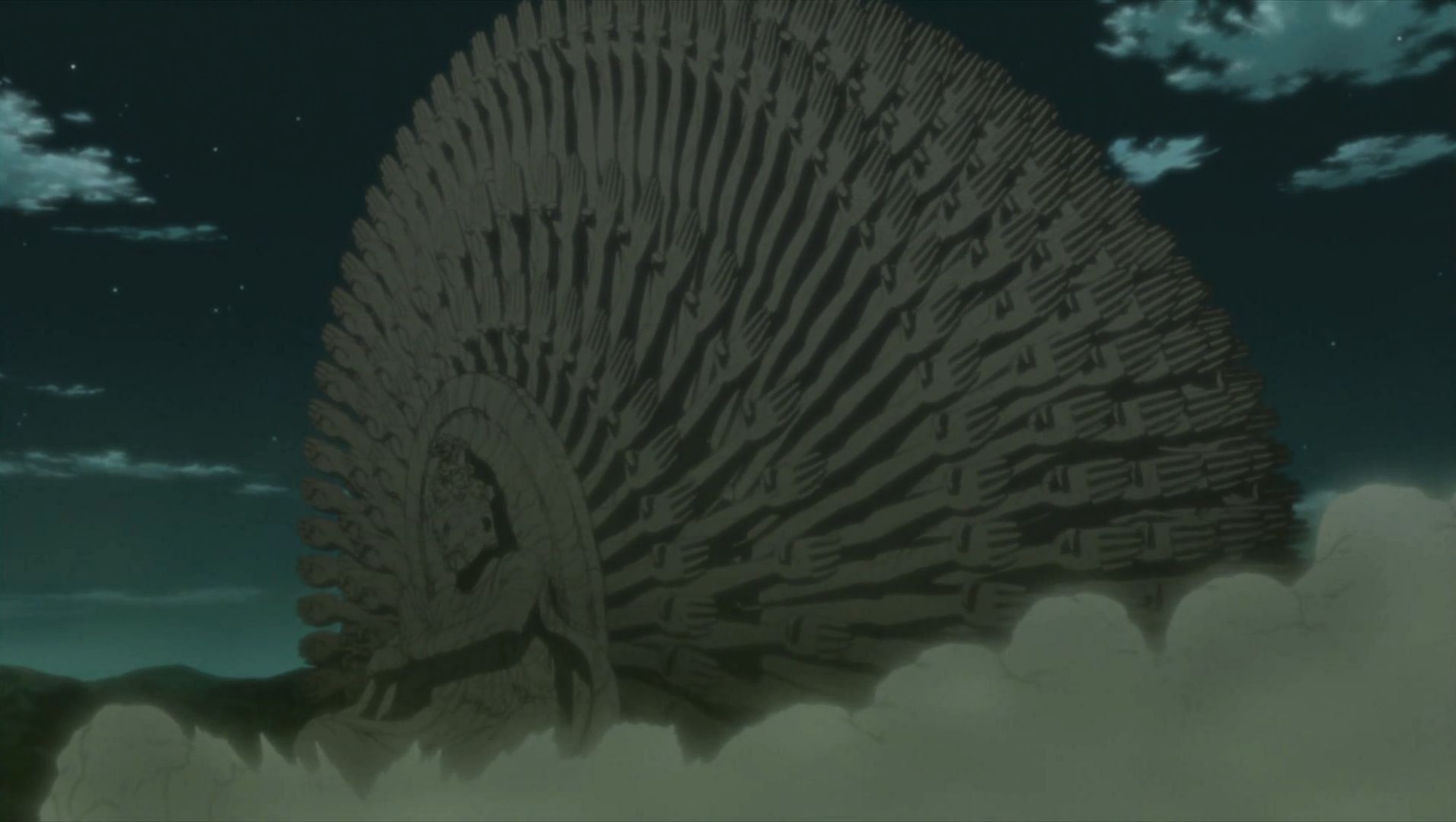 Hashirama's most powerful Wood Release Jutsu in 'Naruto Shippuden' (Image via Studio Pierrot)
